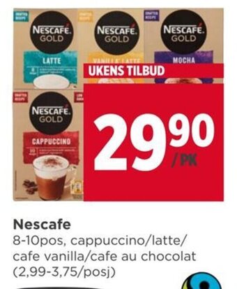 Meny Nescafe tilbud