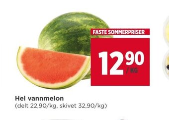 Meny Hel vannmelon tilbud