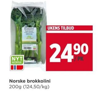 Meny Norske brokkolini tilbud