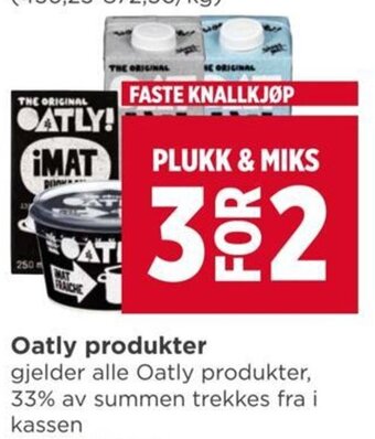 Meny Oatly produkter tilbud