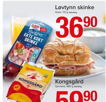 Spar Løvtynn skinke tilbud