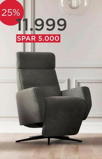 Møbelringen Galaxy sky hvilestol tilbud