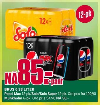 Europris Brus 0,33 liter tilbud