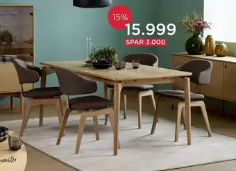 Møbelringen Aeris spisebord tilbud