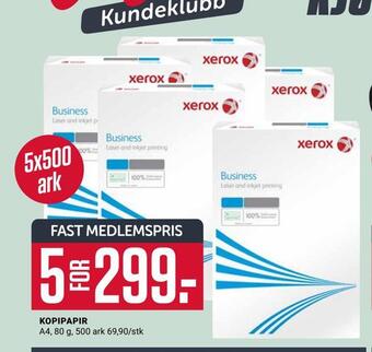 Europris Kopipapir tilbud