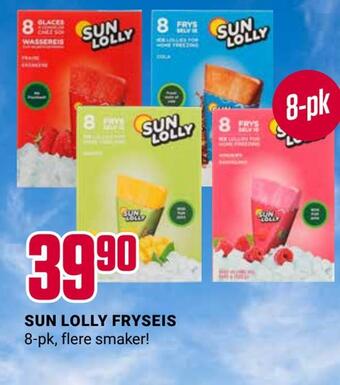 Europris Sun lolly fryseis tilbud