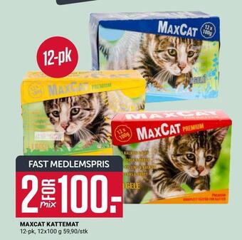 Europris Maxcat kattemat tilbud