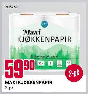 Europris Maxi kjøkkenpapir tilbud