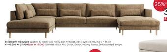 Møbelringen Stockholm modulsofa tilbud