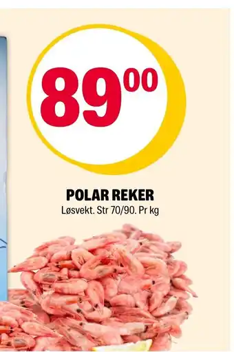 Coop Extra POLAR REKER Løsvekt tilbud
