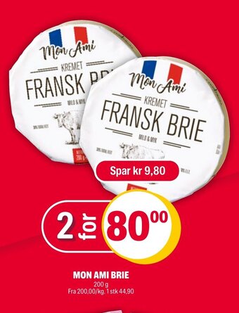 Coop Extra MON AMI BRIE tilbud