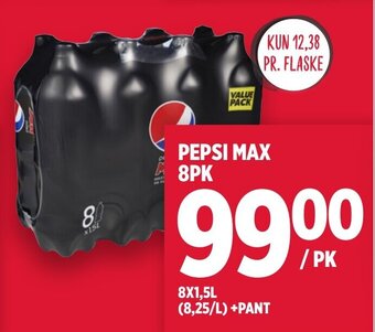 Meny PEPSI MAX 8PK tilbud