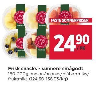 Meny Frisk snacks sunnere smågodt tilbud