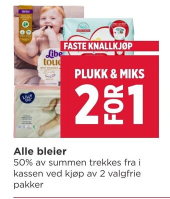 Meny Alle bleier tilbud