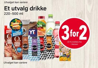 Nærbutikken Et utvalg drikke tilbud