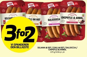 Bunnpris SILIANA & OST / CHILI & OST/SALSICCIA / CHIPOTLE & ARBÓL tilbud