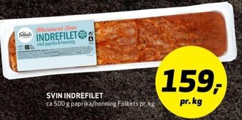 Bunnpris SVIN INDREFILET tilbud