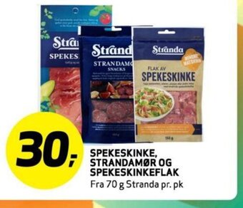 Bunnpris SPEKESKINKE, STRANDAMØR OG SPEKESKINKEFLAK tilbud