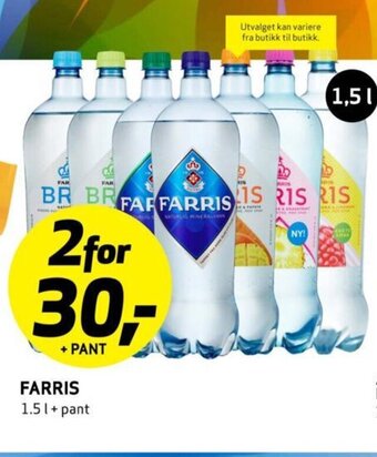 Bunnpris FARRIS tilbud