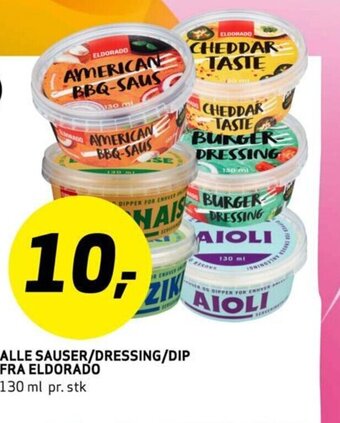 Bunnpris ALLE SAUSER/DRESSING/DIP FRA ELDORADO tilbud
