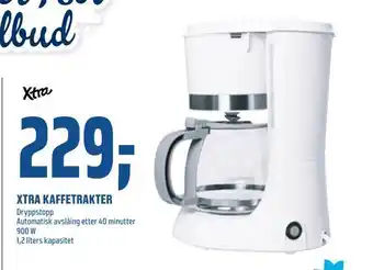 Coop Obs Xtra kaffetrakter tilbud