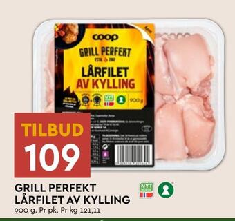 Coop Mega Grill perfekt lårfilet av kylling tilbud