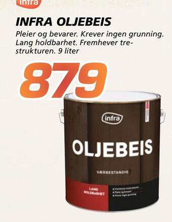 Coop Byggmix Infra oljebeis tilbud