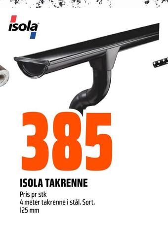 Obs Bygg Isola takrenne tilbud