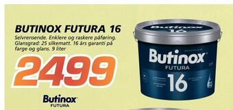 Coop Byggmix Butinox futura 16 tilbud