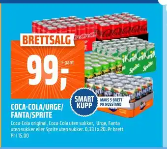 Coop Obs Coca-cola/urge/ fanta/sprite tilbud