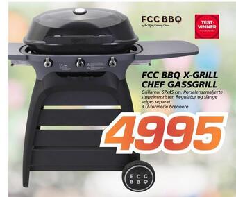 Coop Byggmix Fcc bbq x-grill chef gassgrill tilbud