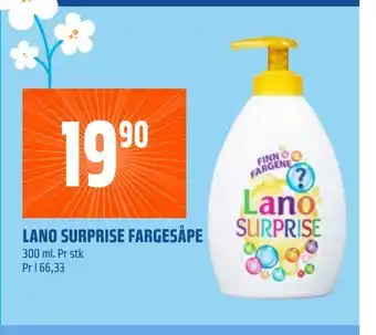 Coop Obs Lano surprise fargesåpe tilbud