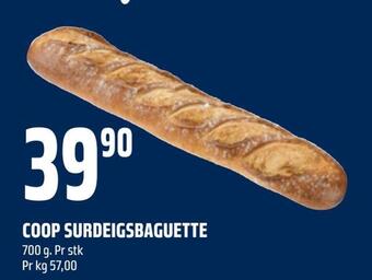 Coop Obs Coop surdeigsbaguette tilbud