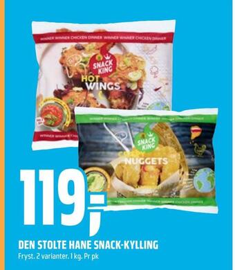 Coop Obs Den stolte hane snack-kylling tilbud