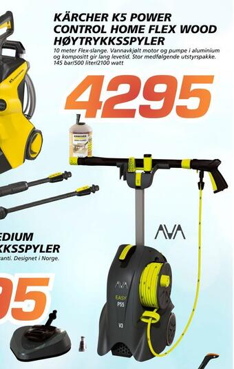 Coop Byggmix Kärcher k5 power control home flex wood høytrykksspyler tilbud