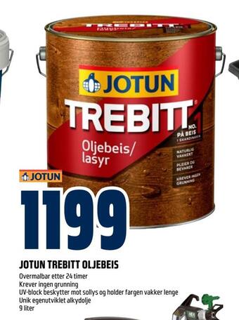 Obs Bygg Jotun trebitt oljebeis tilbud