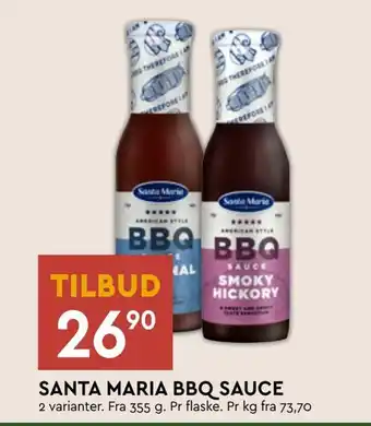 Coop Mega Santa maria bbq sauce tilbud