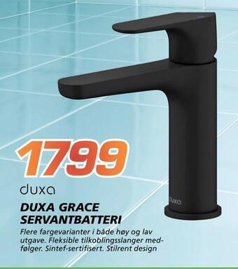 Coop Byggmix Duxa grace servantbatteri tilbud