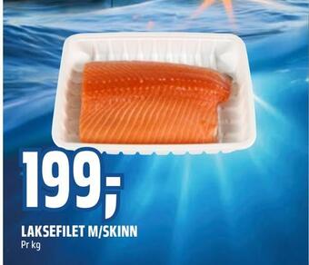 Coop Obs Laksefilet m/skinn tilbud