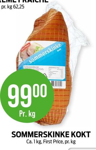 Kiwi Sommerskinke kokt tilbud