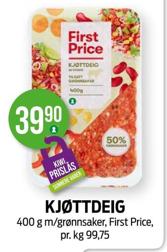 Kiwi Kjøttdeig tilbud