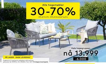 Skeidar Drøbak 3+1+1 med bord tilbud