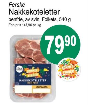 Joker Nakkekoteletter tilbud