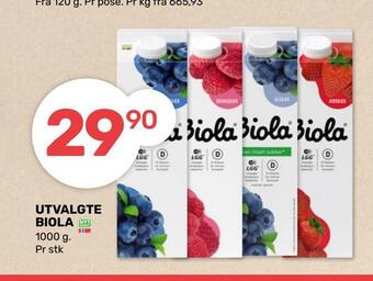 Matkroken Utvalgte biola tilbud