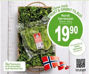 Joker Norsk hjertesalat tilbud