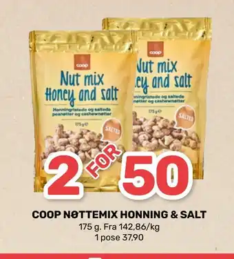 Coop Marked Coop nøttemix honning & salt tilbud