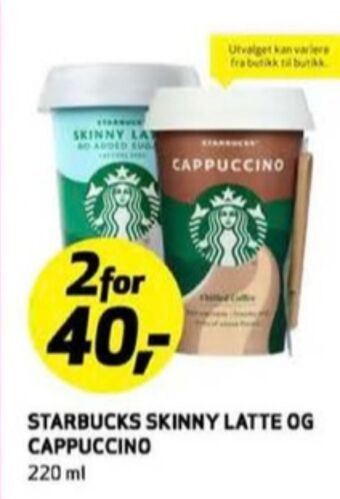 Bunnpris Starbucks iskaffe tilbud