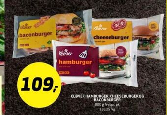 Bunnpris Kløverkjøtt hamburger tilbud
