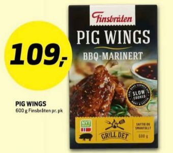 Bunnpris Finsbråten pig wings tilbud