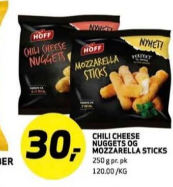 Bunnpris Hoff mozzerellasticks tilbud